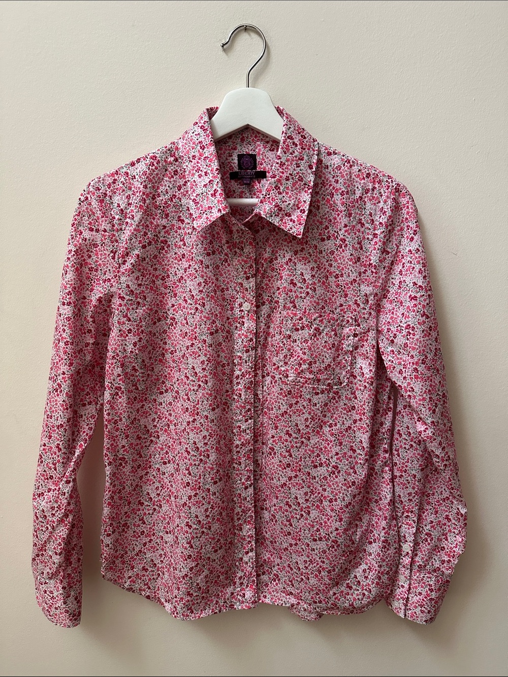 liberty Pink Floral Button-Down Shirt